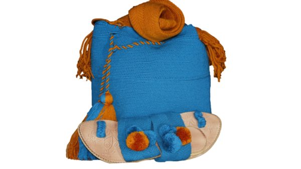 Combo mochila tejida & sandalias Wuayúu - Image 2